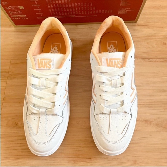 Vans Upland Leather Shoes White Multi Mens 8.5 US Women 10.0 US - Picture 10 of 12